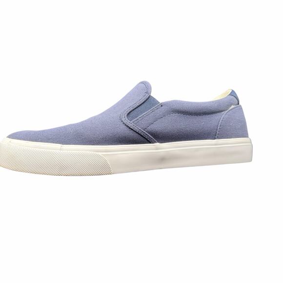 J.Crew Canvas Slip-On Sneakers Blue Men’s Size 10 Casual Low Top - Picture 10 of 14
